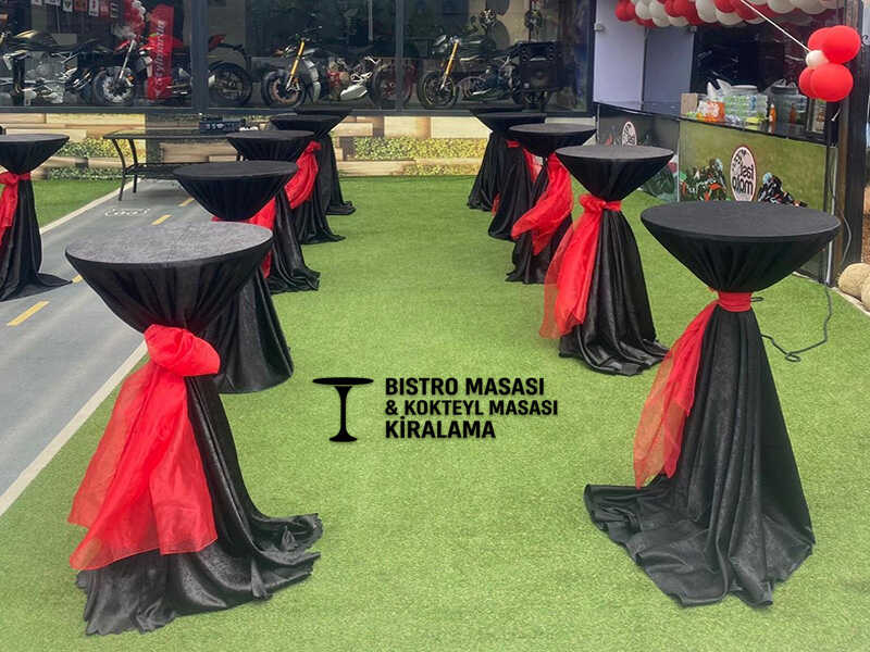 Bistro masası kiralama yüksek masa kiralama İstanbul