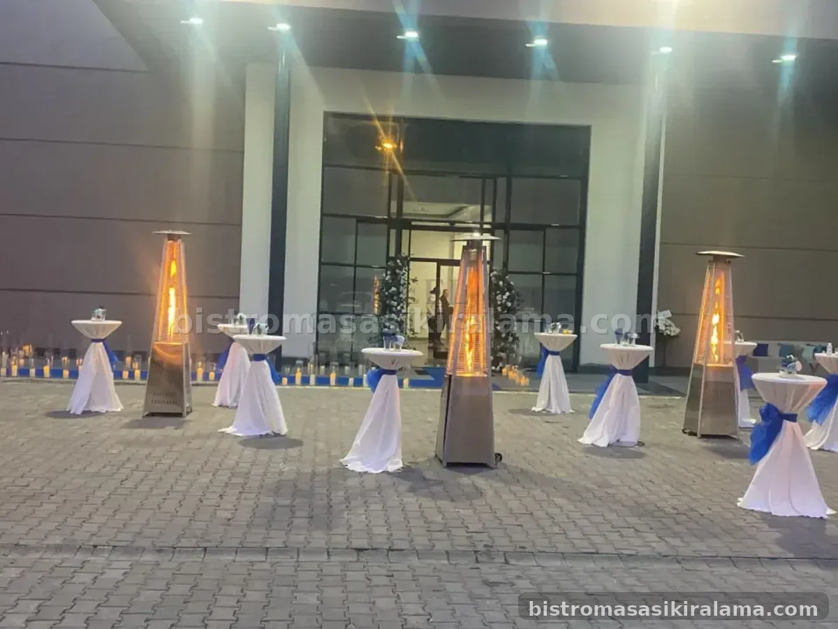 Düğün Masa Alanı Isıtıcı Kiralama